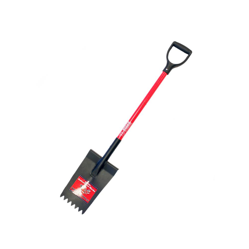 BULLY TOOLS Shingle Shovel with Fiberglass Handle D Grip