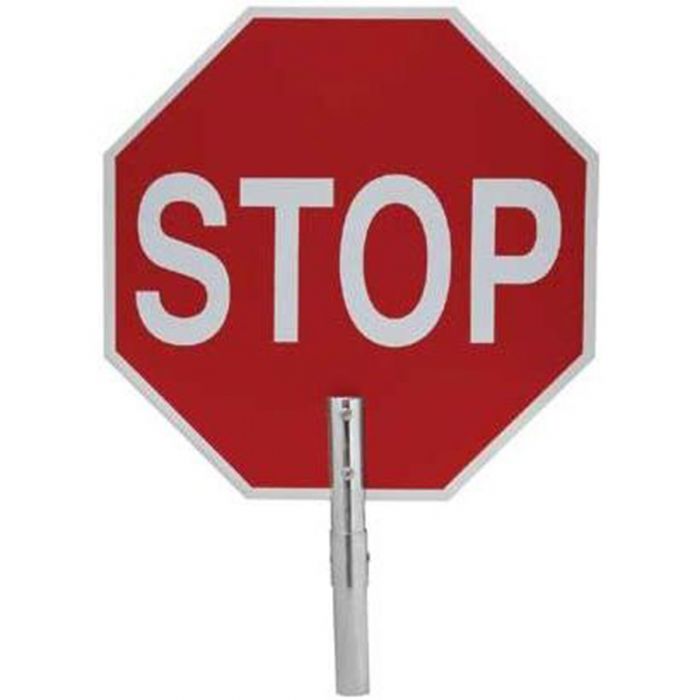 FRED MARVIN STOP / SLOW SIGN