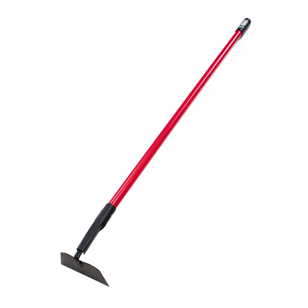 BULLY TOOLS Garden Hoe with Fiberglass Long Handle