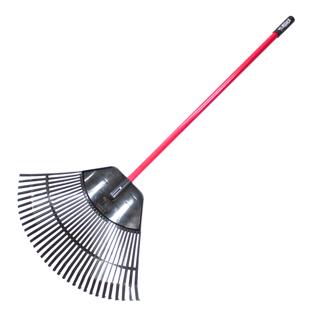 BULLY TOOLS Lawn - Leaf Rake with Fiberglass Handle