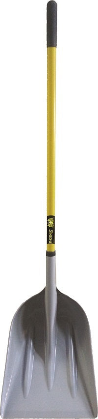 PHOENIX TOOLS POLY SCOOP SHOVEL 48  FIBERGLASS HANDLE