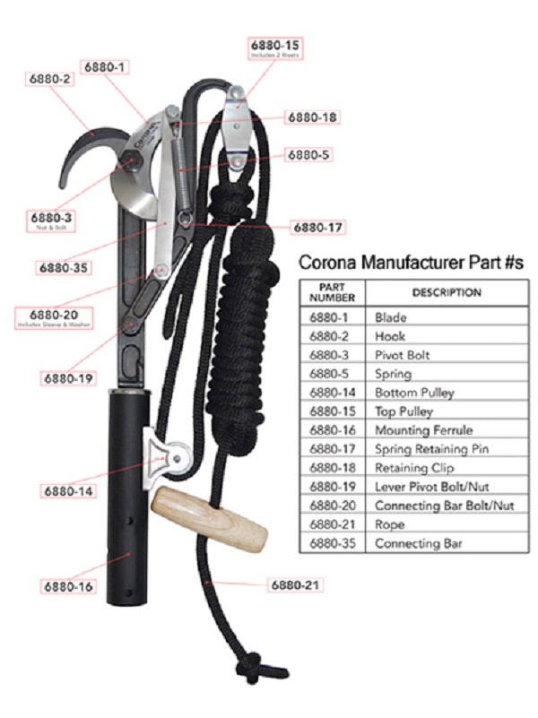 CORONA BLADE PRUNER HEAD BLADE